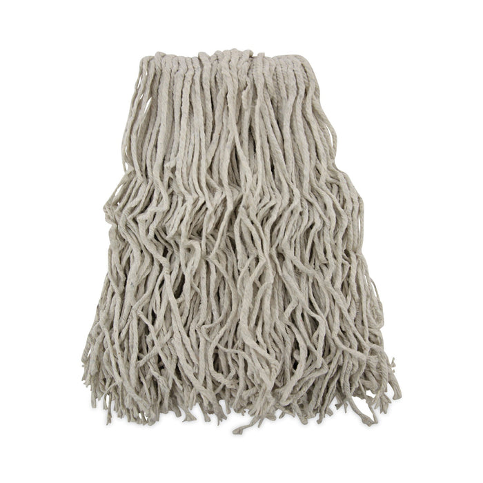Boardwalk Cotton Mop Head, Cut-End, #32, White, 12/Carton