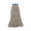 Boardwalk Mop Head, Lie-Flat Head, Cotton Fiber, 24 oz., White, 12/Carton