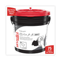 WypAll Power Clean ProScrub Pre-Saturated Wipes, 9.5 x 12, Citrus Scent, Green, 75/Bucket, 6 Buckets/Carton