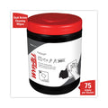 WypAll Power Clean ProScrub Pre-Saturated Wipes, 12 x 9.5, Citrus Scent, Green/White, 50/Canister, 8 Canisters/Carton