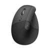 Logitech Lift Vertical Ergonomic Mouse, 2.4 GHz Frequency/32 ft Wireless Range, Left Hand Use, Graphite