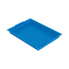 deflecto Little Artist Antimicrobial Finger Paint Tray, 16 x 1.8 x 12, Blue