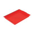 deflecto Little Artist Antimicrobial Finger Paint Tray, 16 x 1.8 x 12, Red