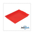 deflecto Little Artist Antimicrobial Finger Paint Tray, 16 x 1.8 x 12, Red