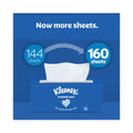 Kleenex Trusted Care Facial Tissue, 2-Ply, White, 160 Sheets/Box, 3 Boxes/Pack, 4 Packs/Carton