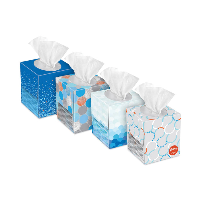Kleenex Anti-Viral Facial Tissue, 3-Ply, White, 55 Sheets/Box, 27 Boxes/Carton