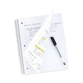 Five Star Wirebound Notebook, 1 Subject, Wide/Legal Rule, Red Cover, 10.5 x 8, 100 Sheets