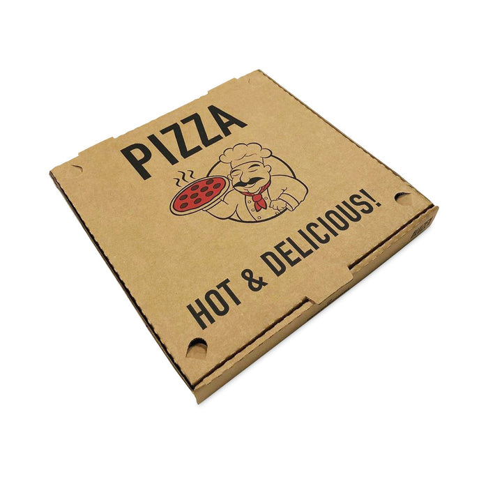 BluTable Pizza Boxes , 16 x 16 x 1.75, Kraft, Paper, 50/Pack