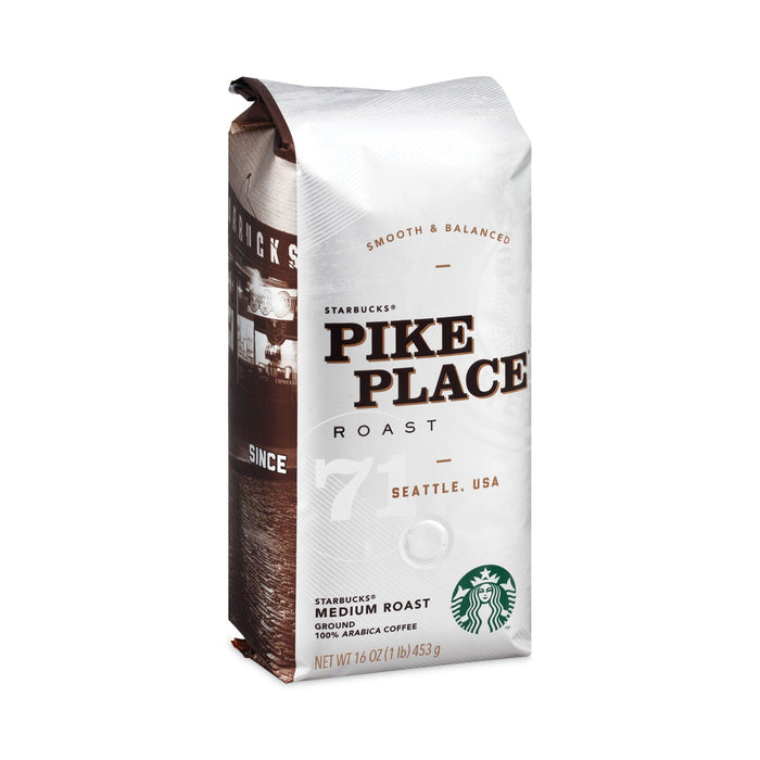 Starbucks Coffee, Pike Place, 1 lb Bag, 6/Carton