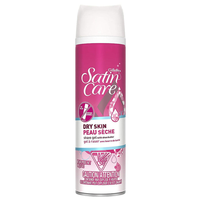 Gillette Satin Care, Shave Gel With Shea Butter, Dry Skin, 7 Oz by Pasteur Pharmacy