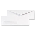 Quality Park Invoice-Format Address-Window Envelope, #10, Commercial Flap, Gummed Closure, 4.13 x 9.5, White, 500/Box