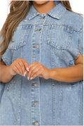 Denim Poncho by The House of Stylez