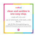 Method Antibacterial Toilet Cleaner, Spearmint, 24 oz Bottle