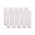 Dart Non-Vented Container Lids, Clear, Plastic, 100/Pack, 10 Packs/Carton