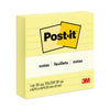 Post-it Original Pads in Canary Yellow, Note Ruled, 4" x 4", 300 Sheets/Pad