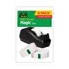 Scotch Magic Tape Desktop Dispenser Value Pack, 1" Core, 0.75" x 83.33 ft, Clear