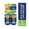 Scotch-Brite 50% Stickier Giant Surface Lint Roller Twin Pack, 2/Pack, 80 Sheets/Roller