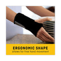 FUTURO Adjustable Reversible Splint Wrist Brace, Fits Wrists 5.5" to 8.5", Black