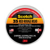 3M Scotch 35 Vinyl Electrical Color Coding Tape, 3" Core, 0.75" x 66 ft, Red