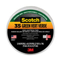 3M Scotch 35 Vinyl Electrical Color Coding Tape, 3" Core, 0.75" x 66 ft, Green