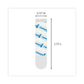 Command Refill Strips, Removable, Holds Up to 2 lbs, 0.63 x 1.75, Clear, 9/Pack