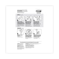 Command Refill Strips, Removable, Holds Up to 2 lbs, 0.63 x 1.75, Clear, 9/Pack