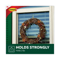 Command All Weather Hooks and Strips, Plastic, Medium, 2 Hooks and 4 Strips/Pack