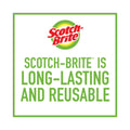 Scotch-Brite Greener Clean Heavy-Duty Scrub Sponge, 4.5 x 2.7, 0.6" Thick, Light Brown, 3/Pack