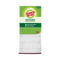 Scotch-Brite Kitchen Cleaning Cloth, Microfiber, 11.4 x 12.4, White, 2/Pack, 12 Packs/Carton