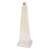 Rubbermaid GroundsKeeper Cigarette Waste Collector, Pyramid, 1 gal, 12.25 x 39.75, Beige