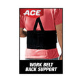 ACE Work Belt with Removable Suspenders, One Size Fits All, Up to 48" Waist Size, Black