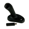3M Ergonomic Wireless Three-Button Optical Mouse, 2.4 GHz Frequency/30 ft Wireless Range, Right Hand Use, Black