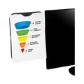 3M Monitor Whiteboard, 10 Sheet Capacity, Plastic, Black/White