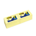 Post-it Original Canary Yellow Pop-up Refill, 3" x 5", Canary Yellow, 100 Sheets/Pad, 12 Pads/Pack