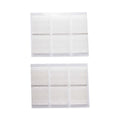 Scotch Outdoor Fasteners, 0.88" x 0.88", Clear, 6/Pack