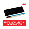 3M Fun Design Clear Gel Keyboard Wrist Rest, 18 x 2.75, Beach Design