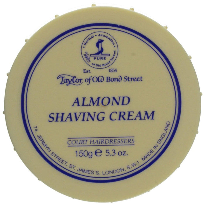 Taylor of Old Bond Street Almond Shaving Cream Bowl 5.3 Ounce by Pasteur Pharmacy