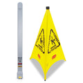 Rubbermaid Multilingual Pop-Up Wet Floor Safety Cone, 21 x 21 x 30, Yellow