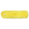 Rubbermaid Trapper Commercial Dust Mop, Looped-end Launderable, 5" x 48", Yellow