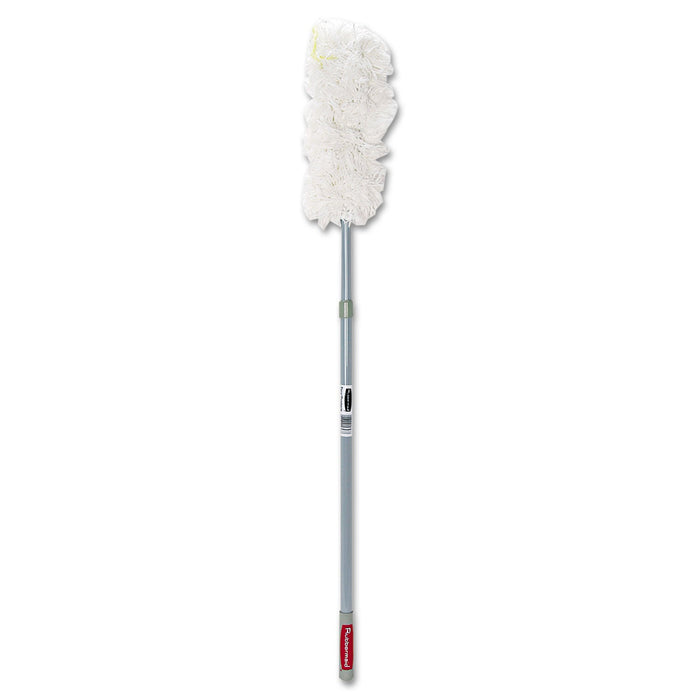 Rubbermaid HiDuster Overhead Duster with Straight Launderable Head, 51" Extension Handle