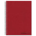 National Three-Subject Wirebound Notebook, Pocket Dividers, Medium/College Rule, Randomly Assorted Covers, 9.5 x 6.38, 120 Sheets