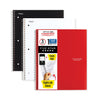Five Star Wirebound Notebook, 1 Subject, Medium/College Rule, Randomly Assorted Covers, 11 x 8.5, 100 Sheets, 3/Pack