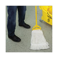 Boardwalk Premium Cut-End Wet Mop Heads, Cotton, 16oz, White, 12/Carton
