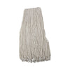 Boardwalk Premium Cut-End Wet Mop Heads, Rayon, 24oz, White, 12/Carton