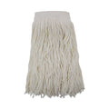 Boardwalk Mop Head, Premium Saddleback Head, Rayon Fiber, 24-Oz., White, 12/Carton