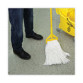 Boardwalk Mop Head, Premium Saddleback Head, Rayon Fiber, 24-Oz., White, 12/Carton