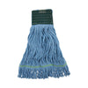 Boardwalk Mop Head, Premium Standard Head, Cotton/Rayon Fiber, Medium, Blue, 12/Carton