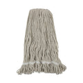 Boardwalk Pro Loop Web/Tailband Wet Mop Head, Cotton, 24oz, White, 12/Carton
