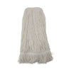 Boardwalk Pro Loop Web/Tailband Wet Mop Head, Rayon, 24oz, White, 12/Carton
