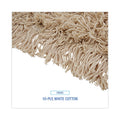 Boardwalk Industrial Dust Mop Head, Hygrade Cotton, 48w x 5d, White